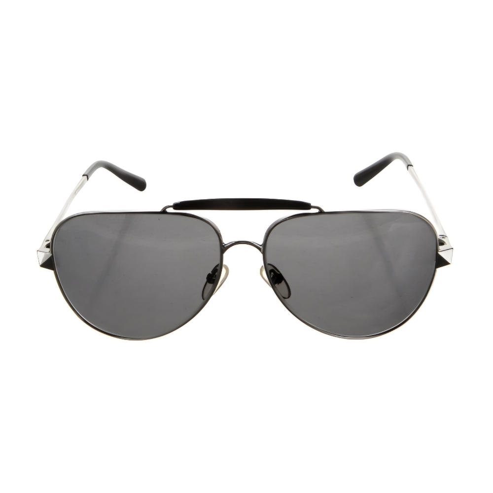 Valentino Garavani Rockstud Vlogo Aviator Sunglasses With Case